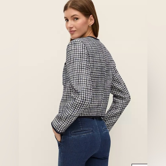 Weekend Collection Tweed Crew Neck Jacket NWT spring 2026 line - Picture 2 of 3